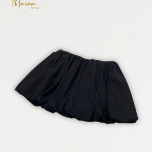 Falda para mujer estilo globo color negro