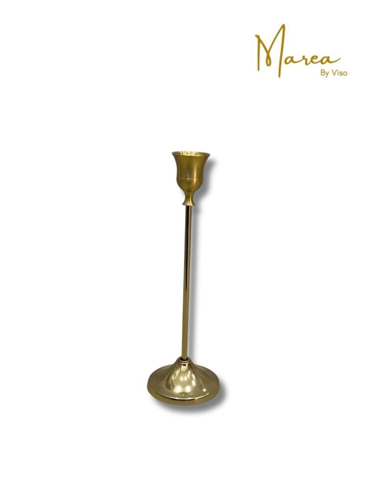 Candelabro x1 dorado