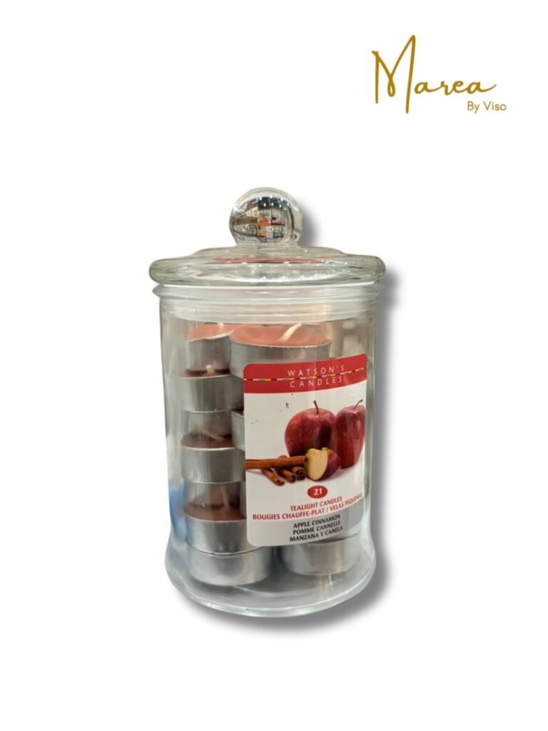Tarro de mini velitas manzana