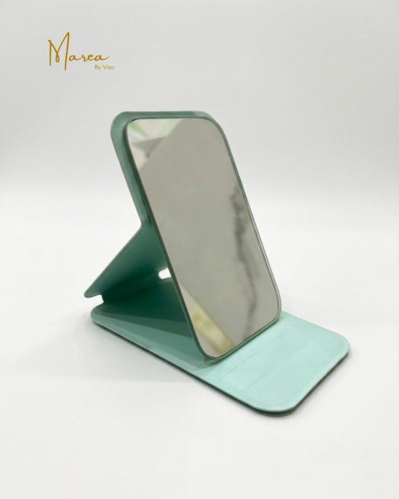 Espejo portátil verde menta